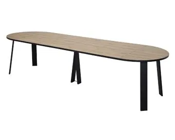 Stół rozkładany Mars ∅100 cm dąb artisan