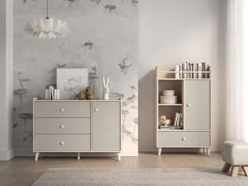 Komoda dziecięca MELLY 05 120 szara