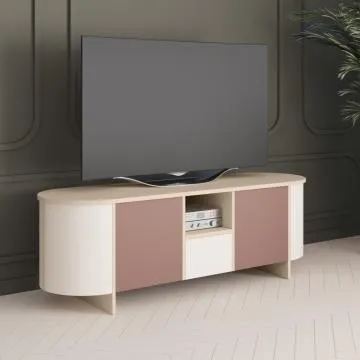 Szafka RTV MILETO 163 bordowa