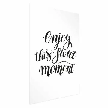 Plakat Enjoy 29,7x42 cm bez ramy bez marginesu