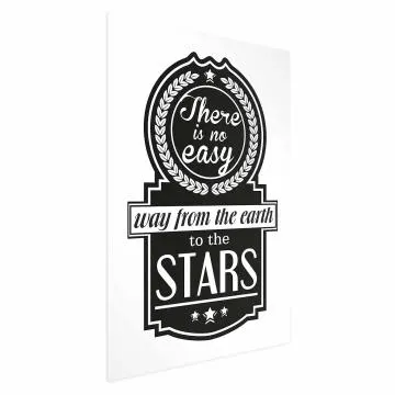 Plakat Big lesson 21x30 cm bez ramy bez marginesu