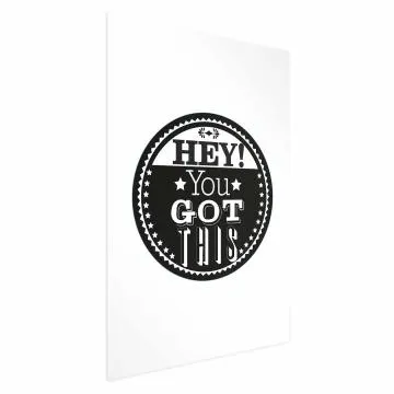 Plakat You got this 21x30 cm bez ramy bez marginesu