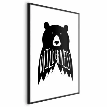 Plakat Wilderness 60x90 cm z ramą czarną z marginesem