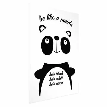 Plakat Panda 21x30 cm bez ramy bez marginesu