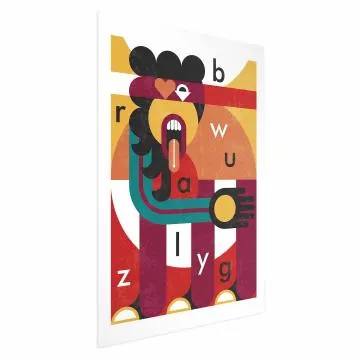 Plakat Sztuka designu 60x90 cm bez ramy z marginesem