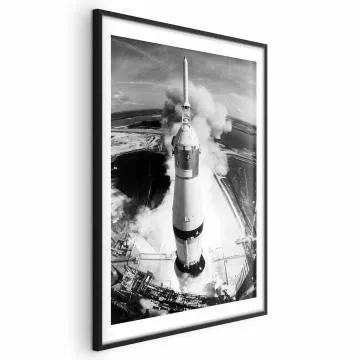 Plakat Kosmiczna prędkość 40x60 cm z ramą czarną z marginesem