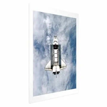 Plakat Wahadłowiec kosmiczny 21x30 cm bez ramy z marginesem