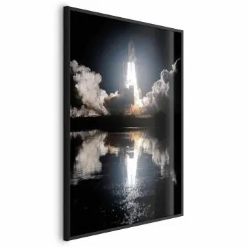 Plakat Udany start 60x90 cm z ramą czarną bez marginesu