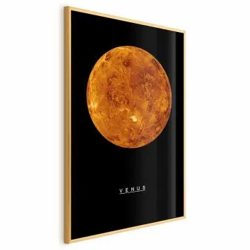 Plakat Wenus 21x30 cm z ramą złotą bez marginesu