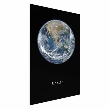 Plakat Ziemia 60x90 cm bez ramy bez marginesu