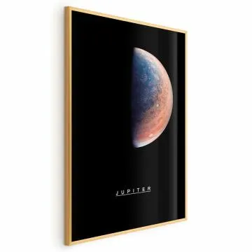 Plakat Jowisz 29,7x42 cm z ramą złotą bez marginesu