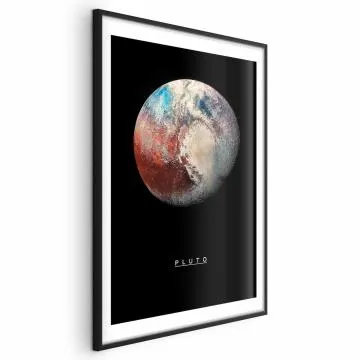 Plakat Pluton 40x60 cm z ramą czarną z marginesem