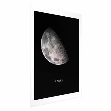 Plakat Księżyc 40x60 cm bez ramy z marginesem