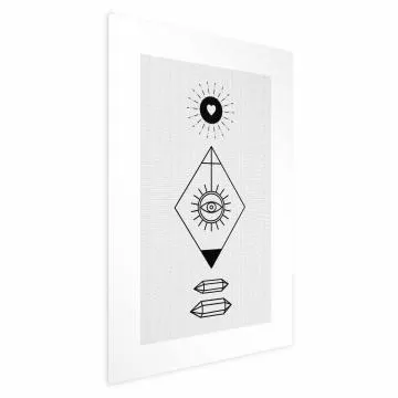 Plakat Symbole 21x30 cm bez ramy z marginesem