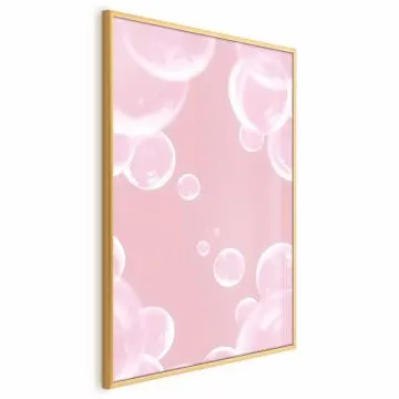 Plakat Subtelny powiew 60x90 cm z ramą złotą bez marginesu