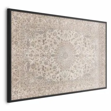 Plakat Piaskowy dywan 30x21 cm z ramą czarną bez marginesu