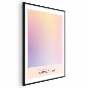 Plakat Peaceful Drift 60x90 cm z ramą czarną z marginesem
