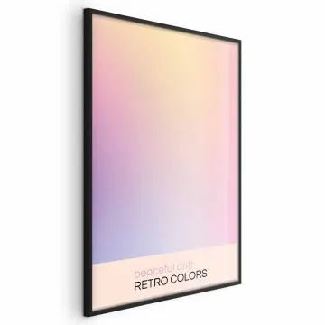 Plakat Peaceful Drift 60x90 cm z ramą czarną bez marginesu