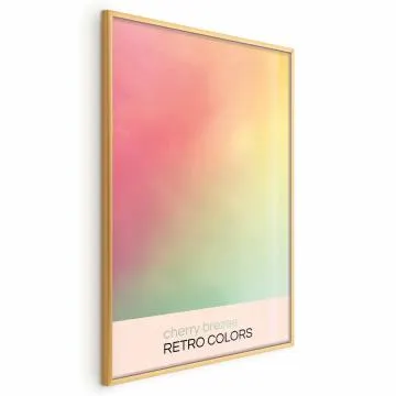 Plakat Cherry Brezee 40x60 cm z ramą złotą bez marginesu