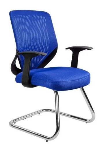 Fotel biurowy MOBI SKID niebieski