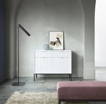 Komoda MILONA 2D2S 104 cm biała mat