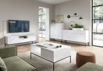 Komoda MILONA 3D3S 154 cm biała mat