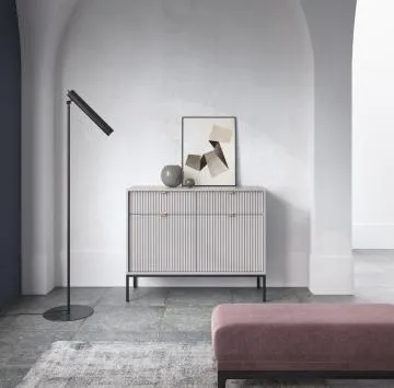 Komoda MILONA 2D2S 104 cm szara mat