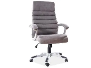 Fotel biurowy Q-087 szary tkanina