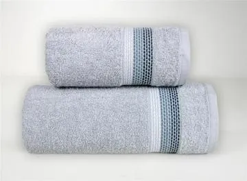 Ręcznik Frotex Ombre 50x90 Jasny Popielaty 450g/m2 Premium