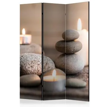 Parawan akustyczny Orient 135x172 cm 3-częściowy beżowy