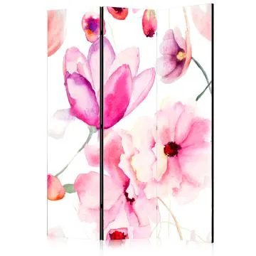 Parawan akustyczny Orient 135x172 cm 3-częściowy biały