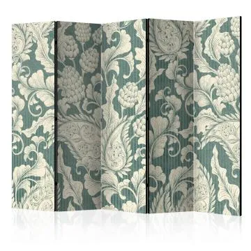 Parawan dwustronny Orient 225x172 cm 5-częściowy beżowy