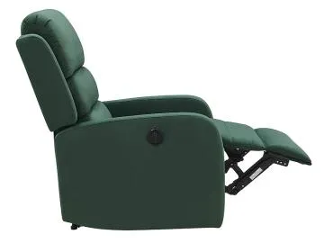 Fotel rozkładany PEGAZ VELVET zielony