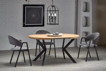 Krzesło tapicerowane K473 VELVET szare