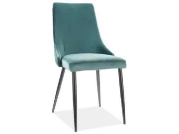 Krzesło PIANO B VELVET zielone