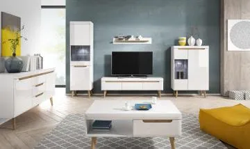 Komoda EBBI 4 110 biały połysk