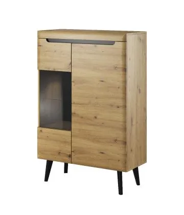 Witryna niska EBBI dąb artisan