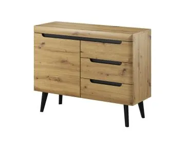 Komoda EBBI 3 110 dąb artisan