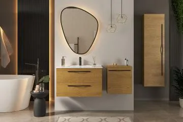 Szafka łazienkowa PILAR 1D 45cm dąb karmel