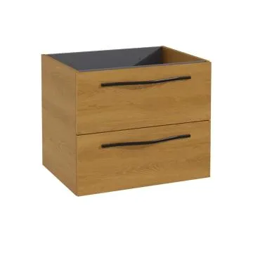 Szafka pod umywalkę PILAR 2S 60cm dąb karmel