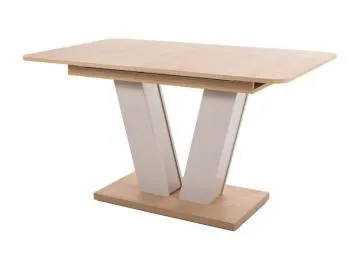 Stół rozkładany PLATON 136(176)x80 dąb cremona torro/ kaszmir