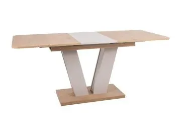 Stół rozkładany PLATON 136(176)x80 dąb cremona torro/ kaszmir