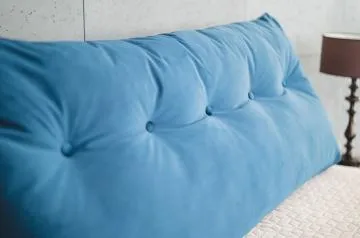 Poduszka na zagłówek PILLOW CHIC VELVET 160 granatowa