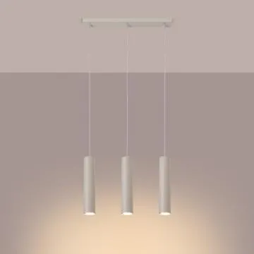 Lampa wisząca LAGOS 3L beżowa