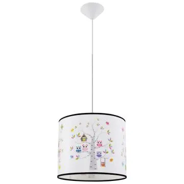 Lampa wisząca SOWY 30 biała