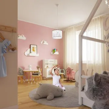 Lampa wisząca SOWY 30 biała