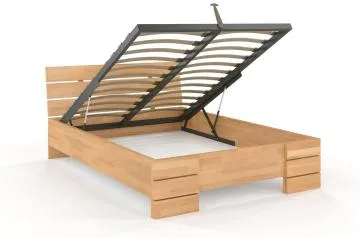 Łóżko SANDEMO HIGH BC bukowe 120x200