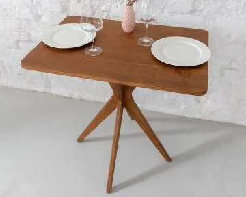 Stół CUTTI 55x80 orzechowy