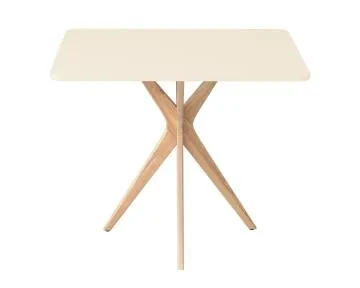 Stół CUTTI 55x80 kremowy/jesion
