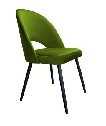 Krzesło ISKAR BL VELVET oliwkowe